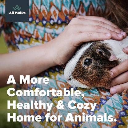 All Walks 70 Liter Hemp Bedding for Chicken Coops, Horses, Ponies, Llama, Emu, Ducks, and Turkeys - 100% Natural, Superior Odor Control, Biodegradable Pet Bedding, Dust-Free - Made in USA