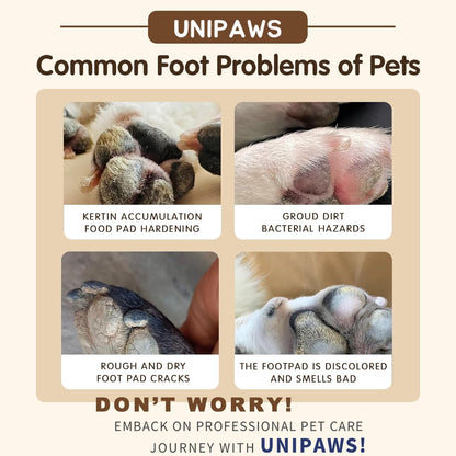 UNIPAWS Probiotic Moisturizing Cream for Dogs & Cats – Organic & Lick-Safe Relief for Dry, Cracked, Itchy Paws, Noses, Elbows & Ears – Skin-Care, Non-Greasy Formula, Made in Korea, 2.1 oz / 60g