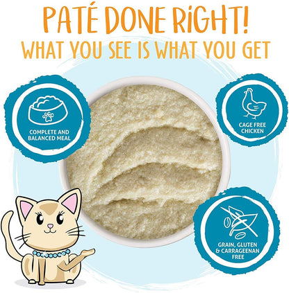 Weruva Wet Cat Food, Press Your Lunch with Chicken Pate, 5.oz Can, Pack of 8