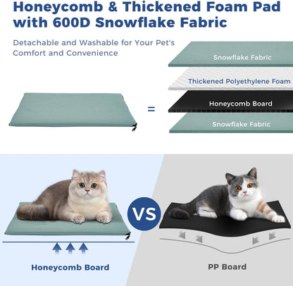 Apollo Walker Dog & Cat Carrier Backpack for 4-15lb Pets - Ventilated Safe Design with Padded Back Support, Breathable Mesh Pet Backpack for Hiking, Travel, Outdoor (Blue)