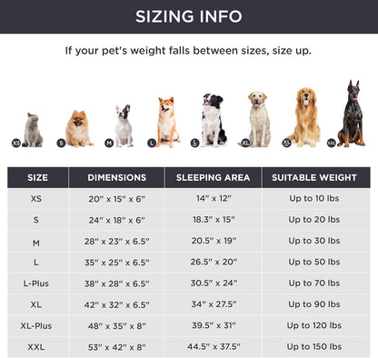 Bedsure L Plus Orthopedic Dog Bed for Large Dogs - Washable Dog Cat Bed Waterproof, L Plus Big Comfort Dogs Couch Sofa with Washable Removable Cover, Pet Bed with Nonskid Bottom, Pink, 38"
