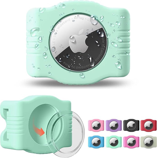 Waterproof AirTag Dog Collar Holder for Apple AirTag QR Code