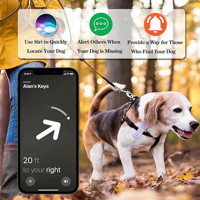 2 Pack Waterproof AirTag Dog Collar Holder Compatible with Apple AirTag, Silicone Hidden Loop Holder for Airtag Tracker, Anti-Lost Dog Collar Air Tag Accessories(Purple,Cyan)