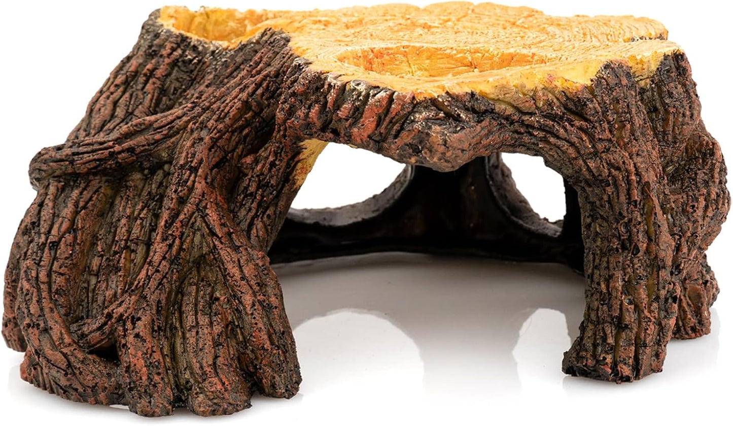 Reptile Hide Cave, Naturalistic Terrarium Décor, Safe Hideout for Ball Pythons, Bearded Dragons, Leopard Geckos