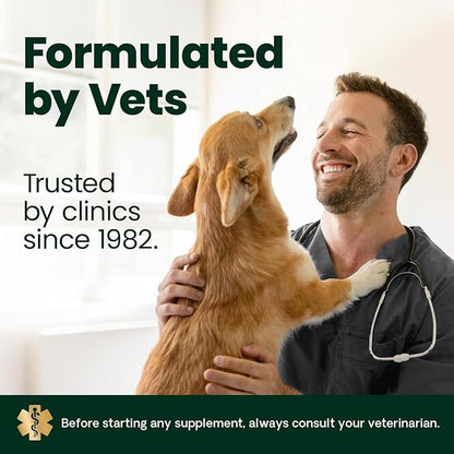 VetriScience Extra Strength Healthy Hip & Joint Chews, GlycoFlex Glucosamine & Green-Lipped Mussel Support Supplement for Dogs, Promote Mobility & Soothe Joint Discomfort, Chicken, 3 Pack
