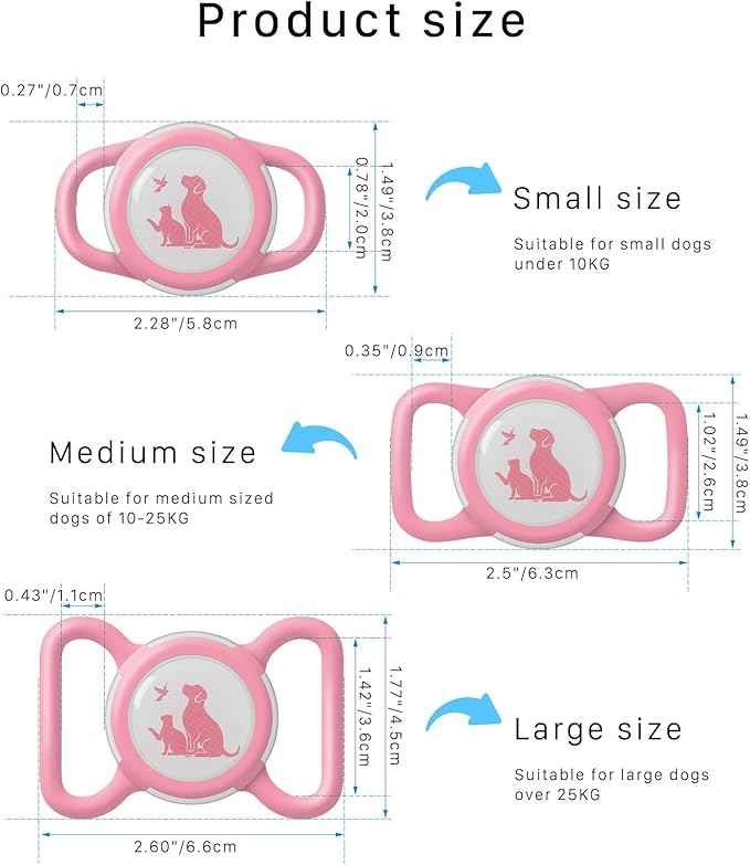 Compatible with Holder Airtag for Dog Collar with Apple Case Waterproof