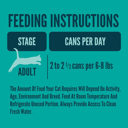 A Strong Heart Canned Wet Cat Food, Beef Dinner Paté - 3 oz Cans (Pack of 24), Made in The USA with Real Beef