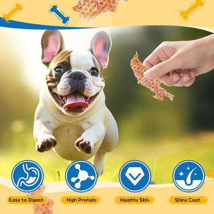 gazeupon Chicken Jerky Dog Treat,Training Treats for Dogs w/Glucosamine Chondroitin, High Protein, Made with Real Chicken