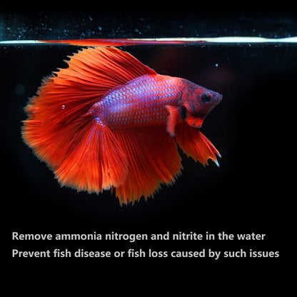 IOAOI PuriResin Aquarium Filter Media, Organic Filtration Resin, for Freshwater and Saltwater Fish Tank, Removes Driftwood Tannins, 100 ml, 5 Packs