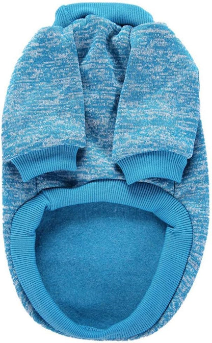 Jecikelon Dog Clothes Dogs Sweater Soft Puppies Clothing Winter Puppy Sweaters Warm Outfit for Dogs Small XXS XS Cat Apparel (X-Large, Light Blue)