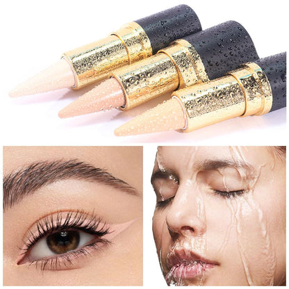 evpct 2Pcs Warm Pink Gel Eyeliner Pencil Waterproof for Women Eye Face Paint, Longwear Matte Cream Eyeliner Stick Crayon, Cat Eye Liners Eyeshadow Makeup Smooth Glide delineador de ojos contra el agua