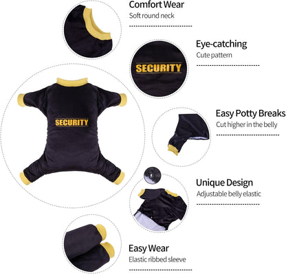 CuteBone Dog Halloween Pajamas Puppy Onesies Small Dogs Soft Pjs Coat Cat Apparel Comfy Pet Christmas Clothes Outfit Doggie Bodysuit P264XS