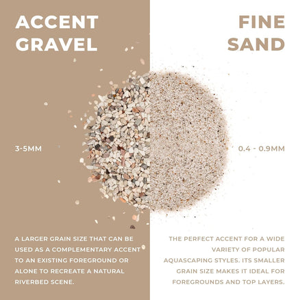 Ultum Nature Systems Controsand Tahoe Aquarium Sand (3L) - Freshwater Tank Substrate for Live Shrimp & Planted Aquariums