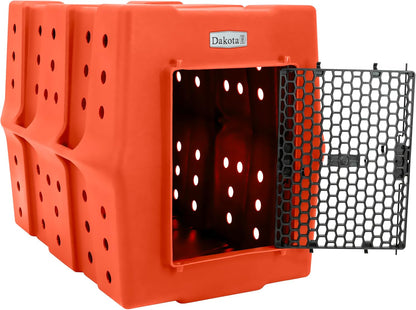 Dakota 283 Crate - Canine Rough and Tough Economy Kennel (Orange, X-Large)