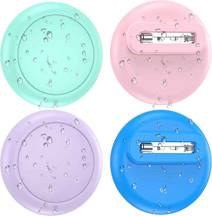 for AirTag Holder for Kids, Compatible with Apple AirTag 1 & 2nd Gen, 4-Pack Waterproof Hidden Air Tagholder with Safety Pin Discreet Toddler Airtag Clip for Clothing, Backpack & Dog Collar