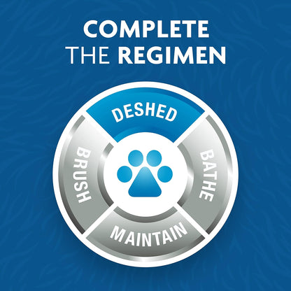 FURminator Small Dog Undercoat deShedding Tool, Long Hair, Reduces Loose Hair from Shedding