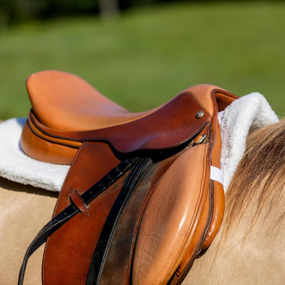 HORZE Fur Half Pad | Durable, Breathable, Non-Slip Correction Saddle Pad