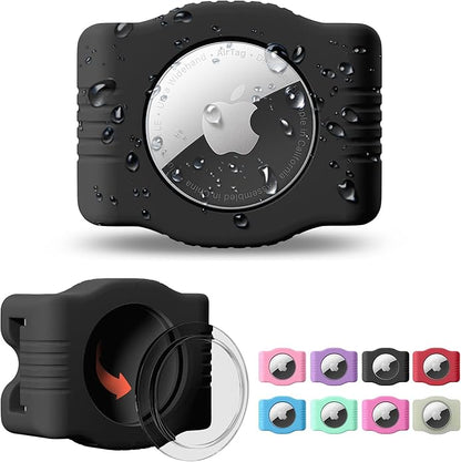 Waterproof AirTag Dog Collar Holder for Apple AirTag QR Code