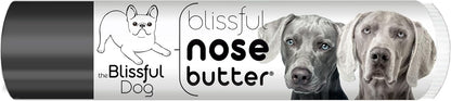 The Blissful Dog Weimaraner Nose Butter for Dry, Cracked Skin, Lick-Safe Dog Nose Balm with Moisturizing Shea Butter, Almond, Olive, and Essential Oils, Pet Supplies, Uncented, 0.15 oz.