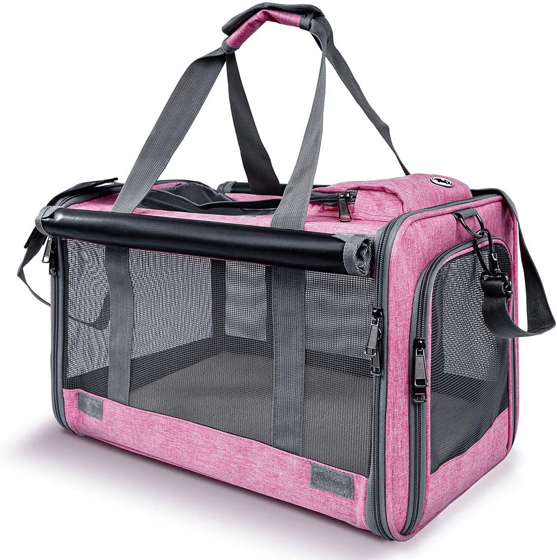 Pet Carrier for Large and Medium Cats, Soft-Sided Pet Carrier for Big Medium Cats and Puppy Dog Carriers Cat Carriers, Pet Privacy Protection Travel Carrier - Pawvie