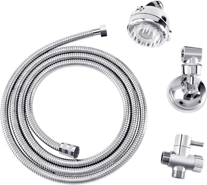 Pet Shower Set with 8.2ft Hose for Bathroom Shower Arm (Suction Holder)