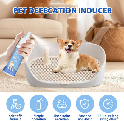 Potty Training Spray for Dogs,Puppy Potty Training Spray,Correct The Dog's Bad Defecation Behavior and Help You Train Your Dog to Go to The Toilet in The Right Place-100M