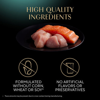 Sheba Perfect Portions Wet Cat Food Pate Savory Chicken, with Sustainable Salmon, and Roasted Turkey Entree Variety Pack, 2.6 oz. Twin-Pack Trays (18 Count, 36 Servings) (Pack of 2)