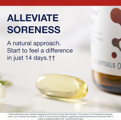 Metagenics SPM Active One Daily Supplement - Next Generation Omega Fish Oil with Pro Resolving Mediators for Joint Soreness & Soothing Relief* - Sustainably Sourced - Gluten-Free - 14 Softgels