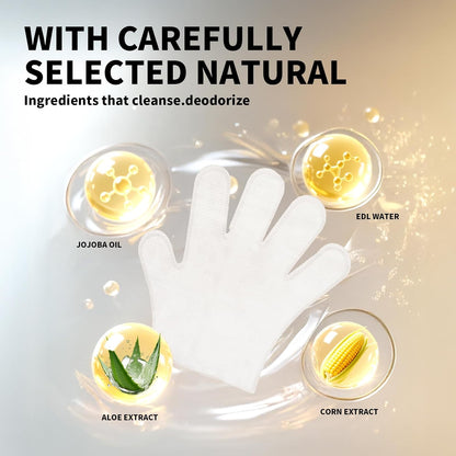 Pet Glove Wipes for Dogs and Cats, Cleaning & Deodorizing Grooming Gloves for Daily Care and Traveling, Dog Wipes Washing Gloves Rinse Free, 54 PCS