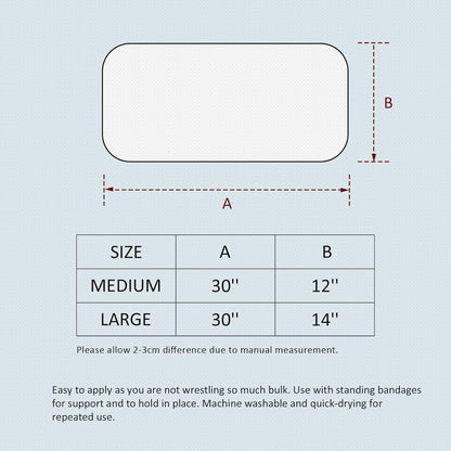Harrison Howard Medicine-Retaining Shock-Absorbing Pressure Sores Prevention Quilted Leg Wraps for Horse Set of 4-Navy M