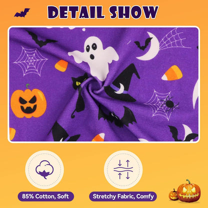 Dog Halloween Pajamas Dog Costumes Pjs Stretchy Funny Costumes Pet Clothes Outfit Pajamas for Small Dogs Puppy Cat(S)