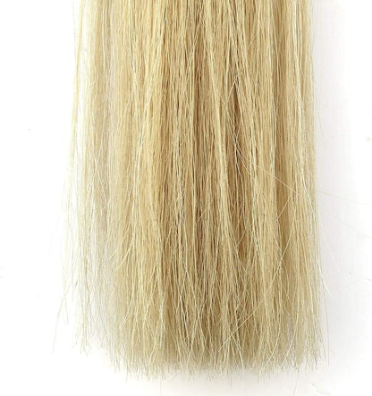 Horse Tail Extensions with Braided Horsehair Loop, Blunt Cut Bottom, 28-30 inches Long and 3/8 lb Weight