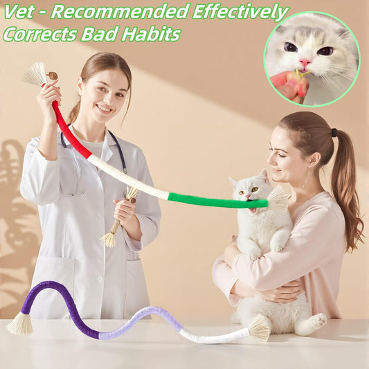 Cat Toys 12PCS Catnip Toy for Indoor Kitten Treat Cats Chew Stick for Dental Cleaning Teeth Kitten Silvervine Rope Kitty Feather Snack for for Kick Molar Scratch Self Play Interactive Boredom