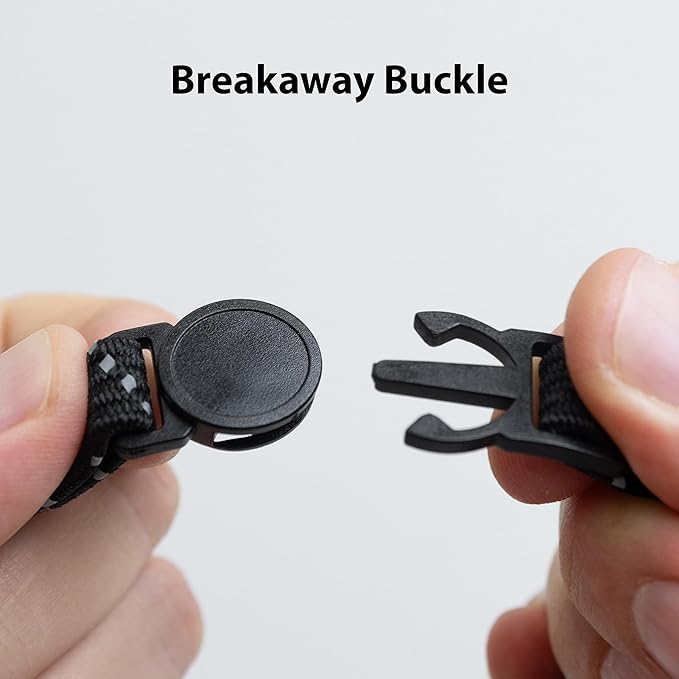 AirTag Cat Collar Breakaway - TagVault™ - Secure AirTag Cat Collar, Ultra-Compact, Doesn't Dangle, Refelective, Bell | Elevation Lab (with Collar)