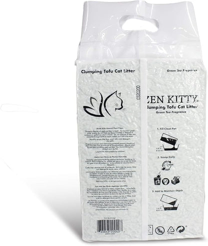 ZenKitty Clumping Tofu Cat Litter Green Tea Fragrance (20040)