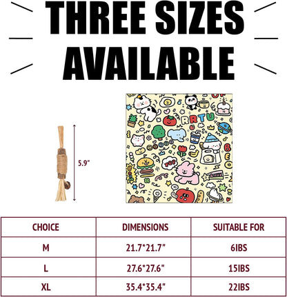 35.4" Cat Grooming Wrap,Self-Adherent Cat Wrap for Cutting Nails,Anti-Escape Cat Swaddle Wrap,Multifunctional Anti-Scratch Cat Restraint Wrap for Medicine,Nail Clipping,Ear Cleaning(Within 22lbs)