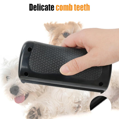 Deshedding Brush - Dog Brush for Shedding & Pet Hair Removal Tool, Double Sided Grooming Brush - Dog & Cat Grooming Supplies for Long Short Hair