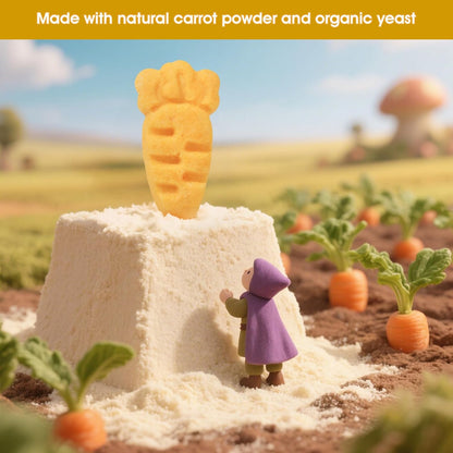 Abizoo Hamster & Gerbil Treats, Crunchy Baked Hamster Snacks with Carrot and Yeast, Natural Training Reward Chew Treats for Small Animals, Supports Digestion and Dental Health