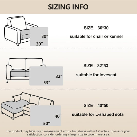 gogobunny 100% Double Sided Waterproof Dog Blanket Soft Pet Bed Cover Reversible Protect Furniture Couch Sofa Car for Puppy Large Dog Cat (Dark Sea Fog/Light Sea Fog, 40x50 Inch (Pack of 1))
