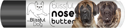 The Blissful Dog Mastiff Nose Butter for Dry, Cracked Skin, Lick-Safe Dog Nose Balm with Moisturizing Shea Butter, Almond, Olive, and Essential Oils, Pet Supplies, Uncented, 0.15 oz.