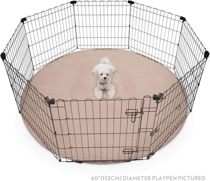 Paw Inspired Round Washable Pee Pad for Dogs | Reusable Puppy Pad for Potty Training, Whelping, Waterproof Mat | Leakproof, Non-Slip Liner (60" Extra Large Size, 1 Pack)