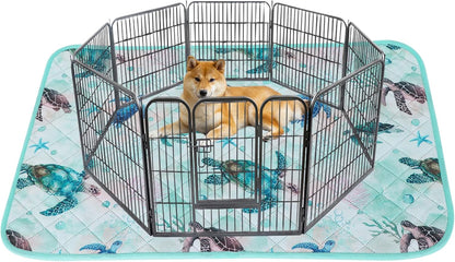 IEUUMLER Washable Pee Pads for Dogs, 1 Pack Reusable Waterproof Puppy Pads, Non-Slip Super Absorbent Dog Training Pad for Playpen Crate Bed EU012