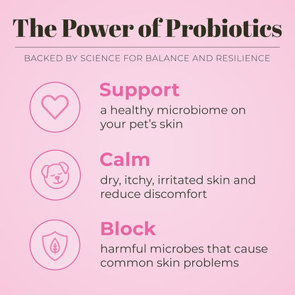 Skout's Honor Probiotic Dog Shampoo & Conditioner with Avocado Oil & Omega-3s, 97% Natural, Paraben & Sulfate-Free, Cruelty-Free, 16oz, Happy Puppy