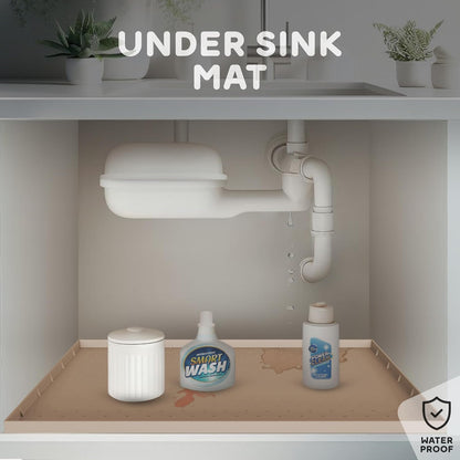 32x24x1” XL Dog Food Mat - All Purpose Under Sink Liner, Washer and Dryer Covers for The Top, Silicone Griddle Mat for Blackstone - Raised Edges Dog Mat for Food and Water Prevent Spill, Waterproof