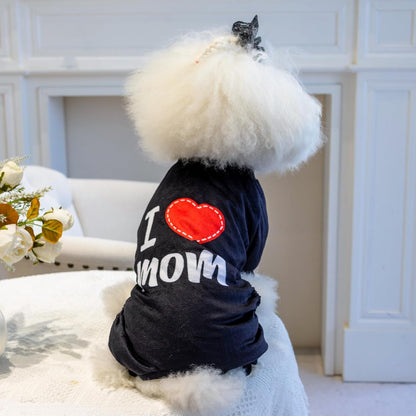 CuteBone Dog Halloween Pajamas Puppy Onesies Small Dogs Soft Pjs Coat Cat Apparel Comfy Pet Christmas Clothes Outfit Doggie Bodysuit P297L