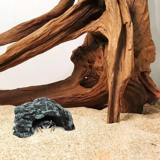 Spider Hide Shelter, Scorpion Terrarium Landscape, Centipedes Rest Hideout Cave, Small Turtle Hole Adornment