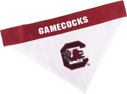 Pets First Collegiate Pet Accessories, Reversible Bandana, South Carolina Gamecocks, Large/X-Large