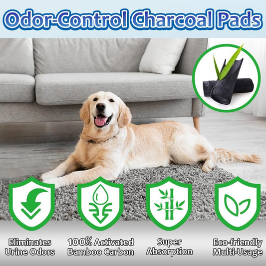 Charcoal Dog Pee Pads Extra Large 28âx34â, Puppy Pads XL 30 Count, Potty Pads for Dogs, Disposable Urine Bed Pads for Odor-Control, X-Large Piddle Underpads, Training Liners for Housebreaking