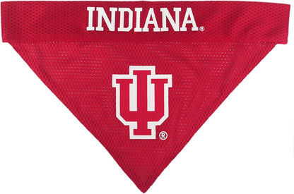 Pets First Collegiate Pet Accessories, Reversible Bandana, Indiana Hoosiers Size XX-Large