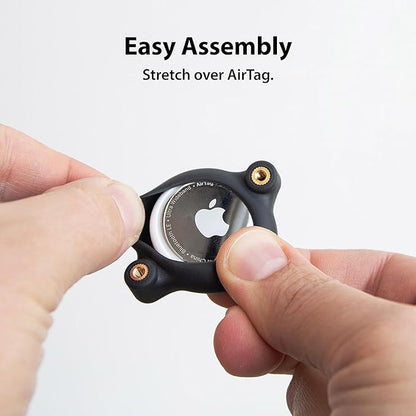 AirTag Cat Collar Mount - TagVault™ - The Secure & Compact AirTag Holder for Cats | Doesn't Dangle, for Small Dogs Too | Elevation Lab